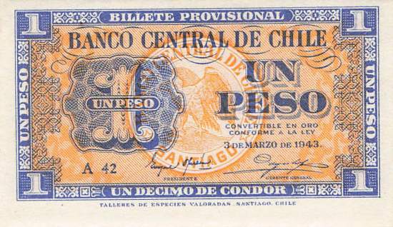 1 Peso 03.03.1943
